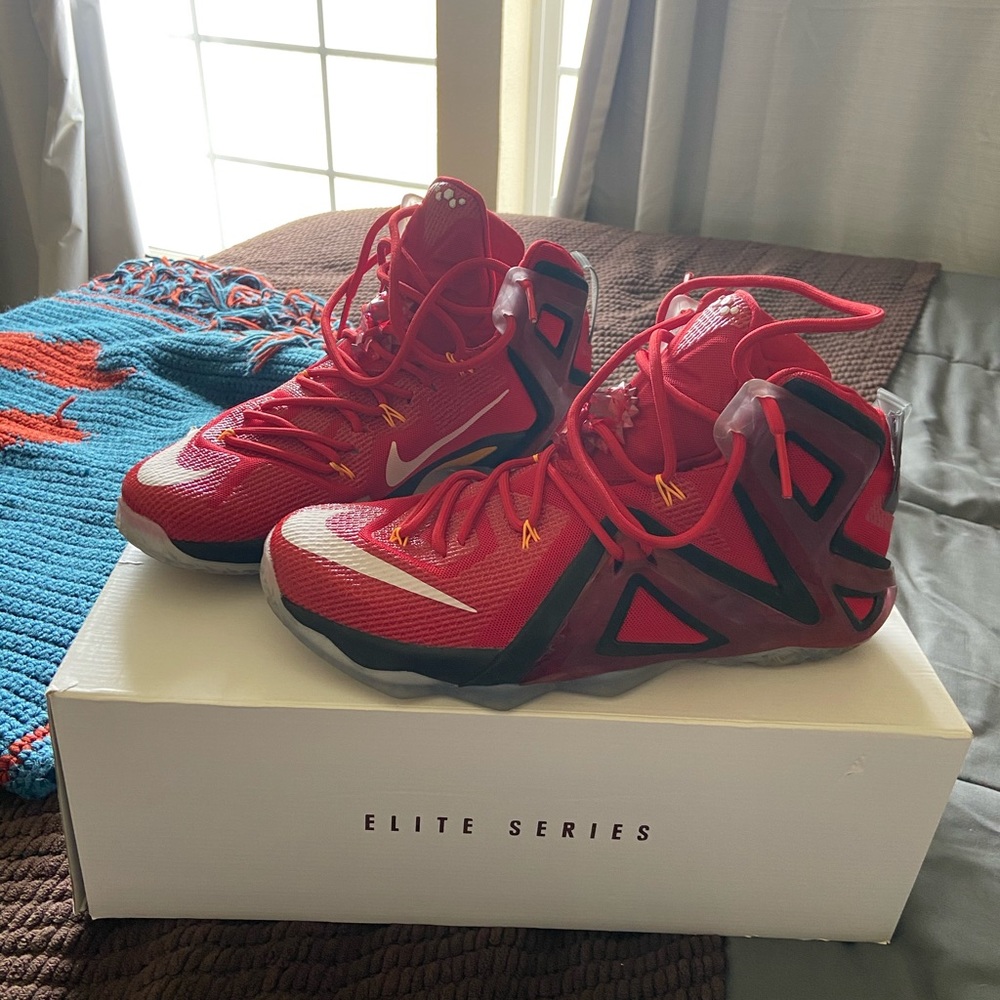 Lebron 12 elite red